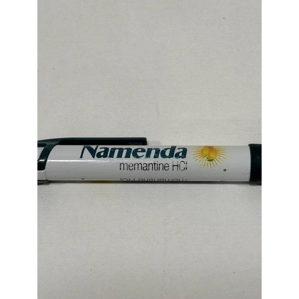 Namenda Memantine HCl Drug Rep Promotional Pen Pharmaceutical Ad Black Ink